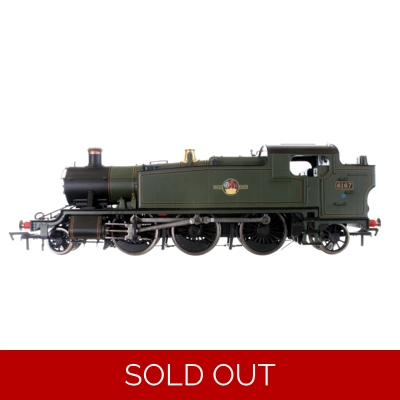 DAPOL 4S-041-007D OO Gauge CLASS 5101 Large Prairie 6167 Lined Green Late Crest Bunker Steps ERA 4 DCC Fitted DAPOL 4S-041-007D OO Gauge CLASS 5101 Large Prairie 6167 Lined Green Late Crest Bunker Steps ERA 4 DCC Fitted